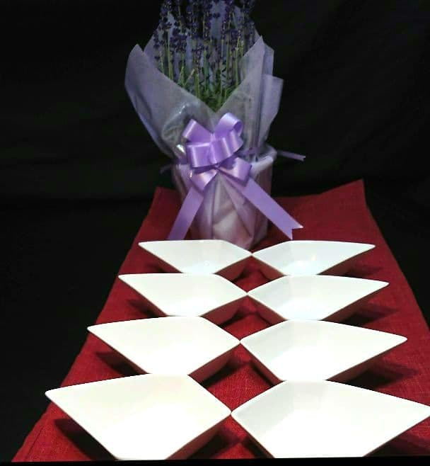 ♥大特価・限定⬛楽しめる組み合わせ⬛パーティ演出ホワイト六角白中6皿