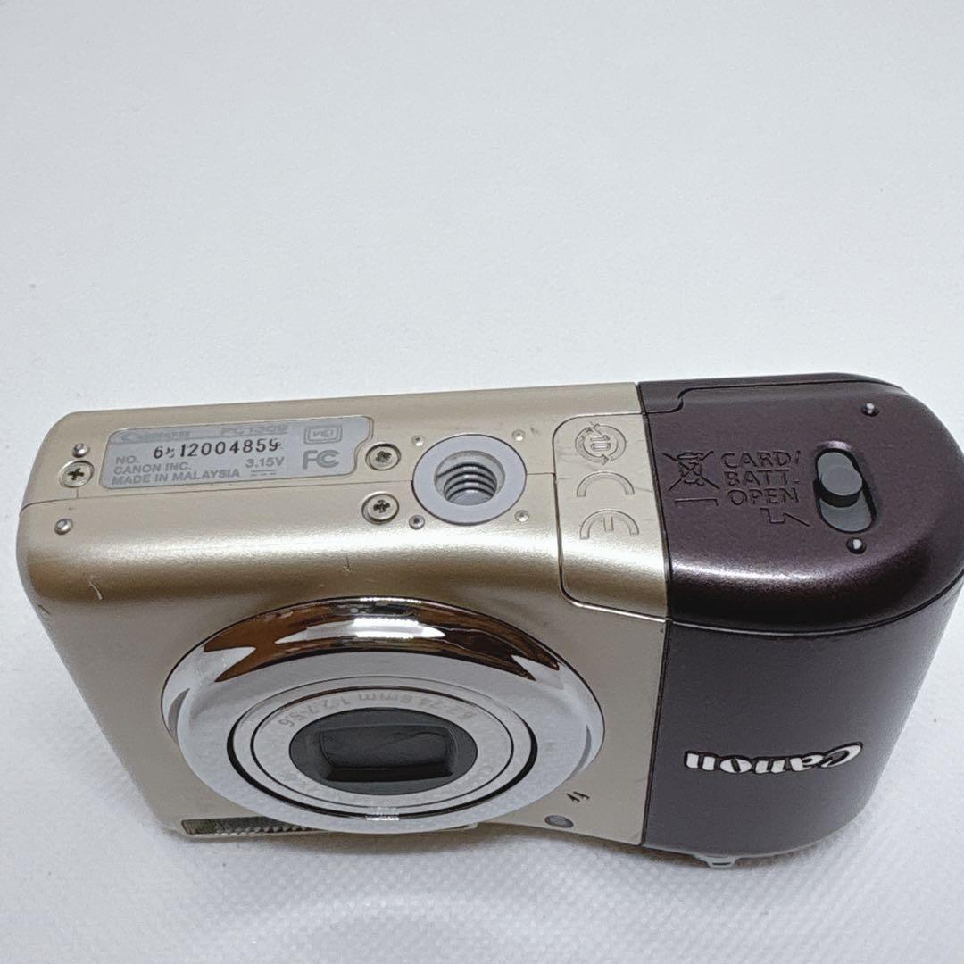 【美品】 Canon PowerShot A1000 IS ブラウン 単3駆動
