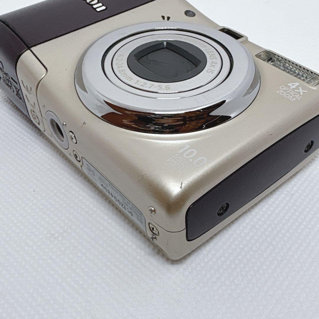 【美品】 Canon PowerShot A1000 IS ブラウン 単3駆動