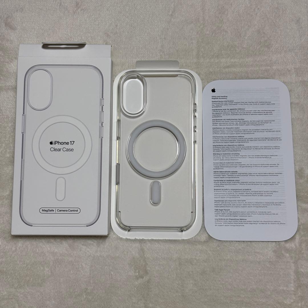 アップル純正 iPhone 17 Clear Case クリアケース