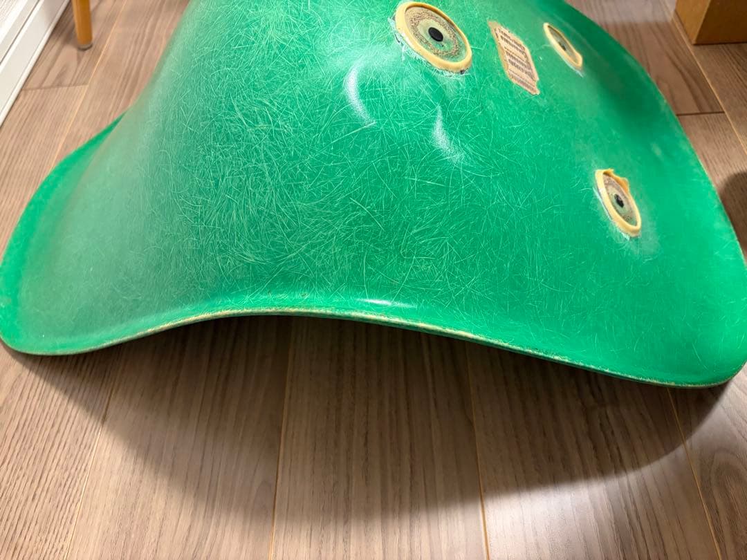 【貴重】モダニカ イームズ サイドシェルチェア　ケリーグリーン