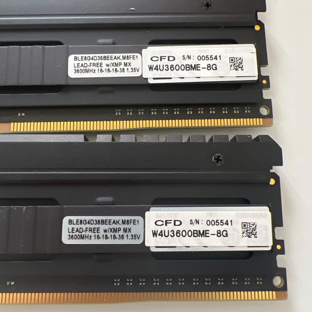 Ballistix Elite 32GB （8G*4）DDR4-3600 メモリ