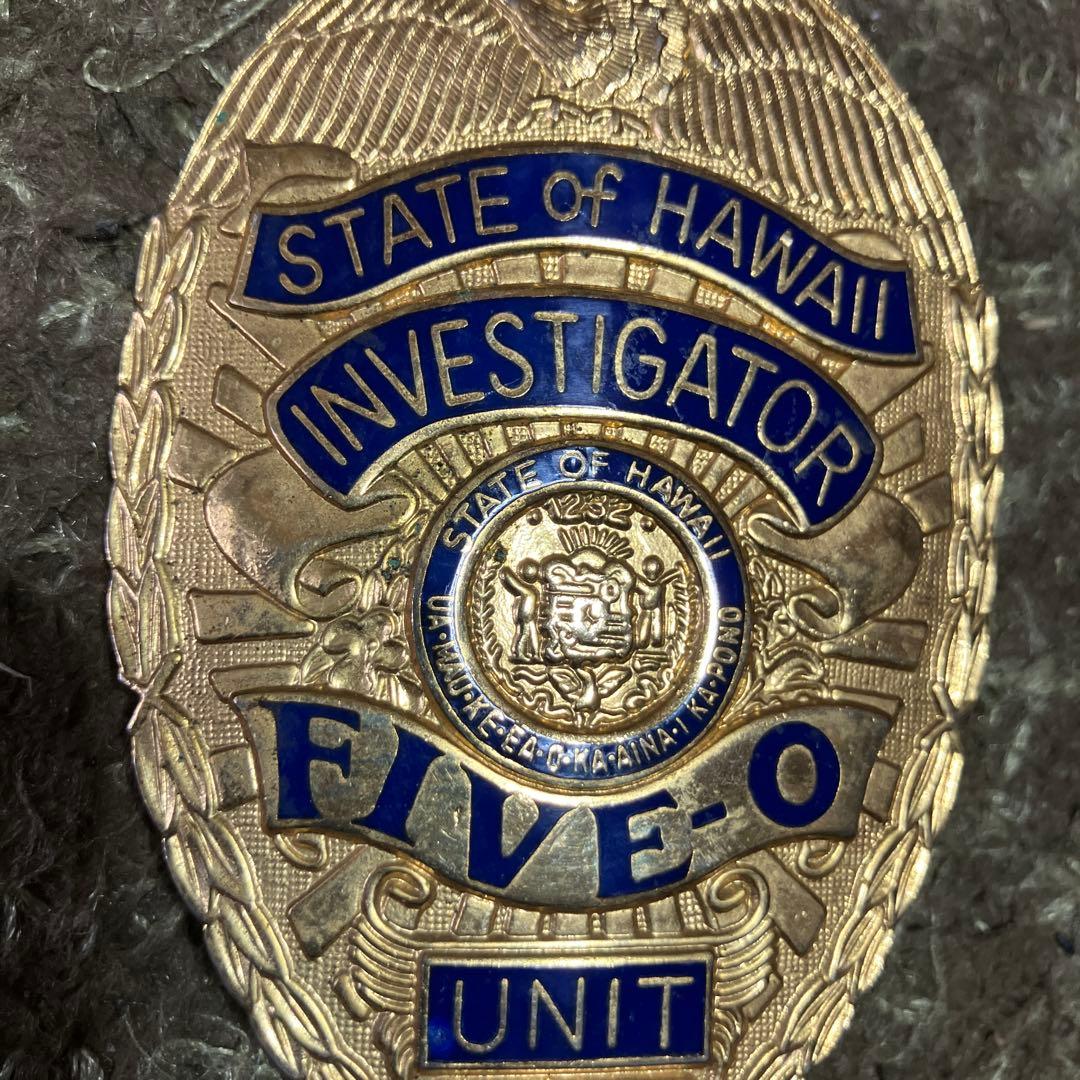 ハワイ州捜査官バッジ FIVE-O UNIT