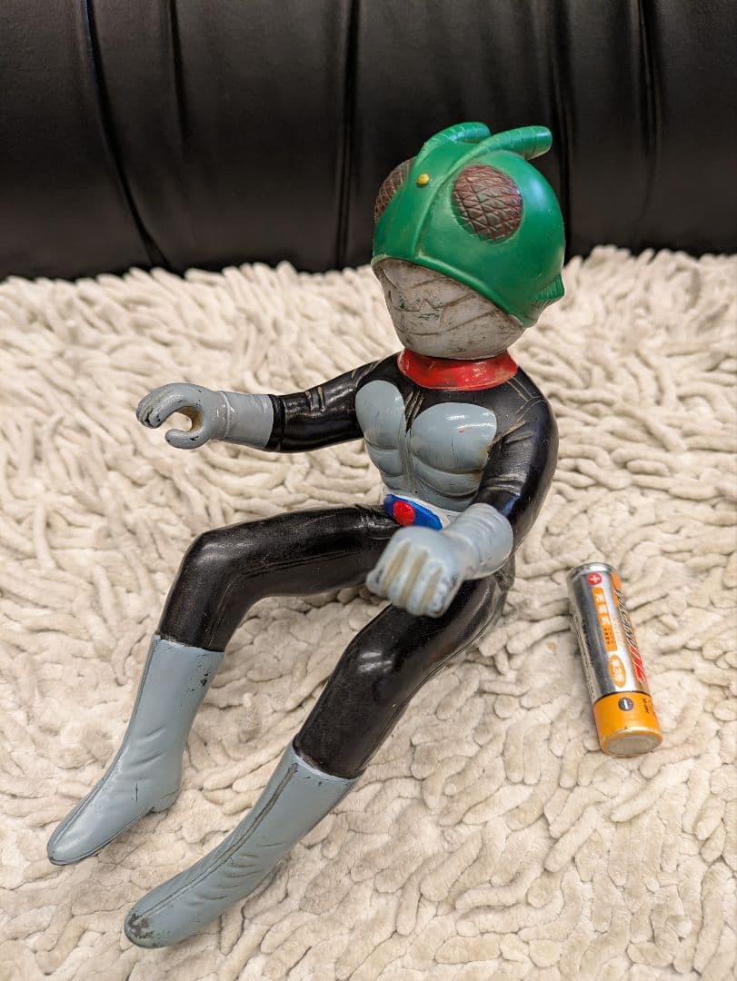 ソフビ　当時物　仮面ライダー　昭和　フィギュア　石ノ森章太郎　特撮　ヒーロー