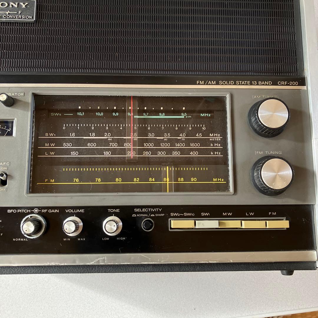 ソニーＢＣＬラジオ　ワールドゾーン　　　　　ＣＲＦー２００　動作品