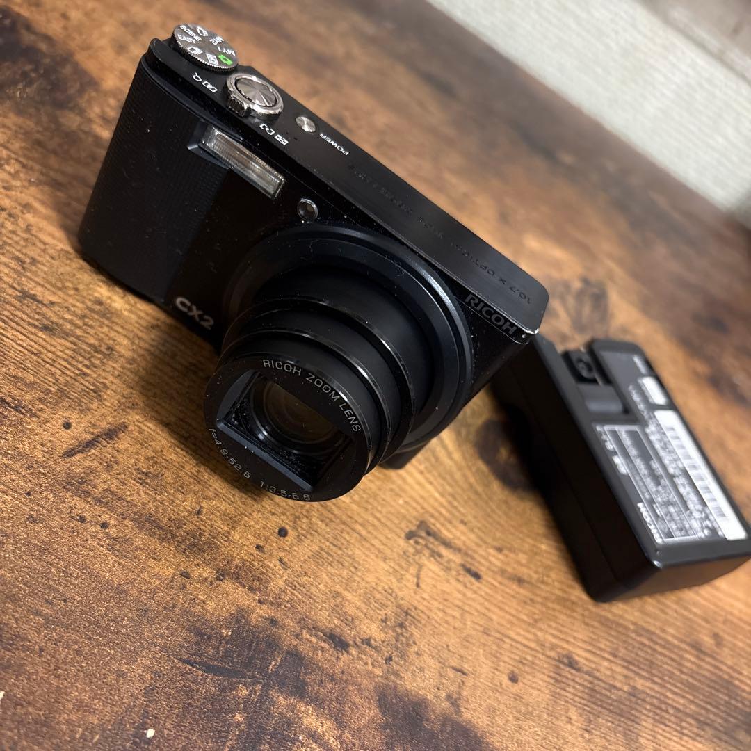 【動作確認済】RICOH CX2 コンパクトデジタルカメラ　黒　ブラック