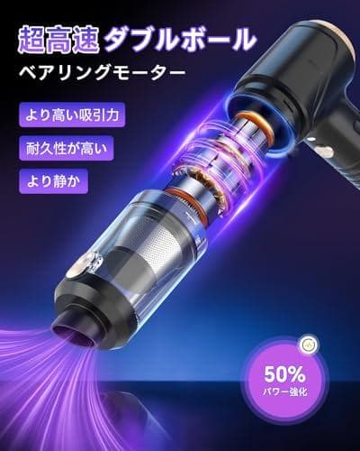 ハンディクリーナー コードレス 35000Pa 多機能 【吹き飛ぶ/吸い込む/p