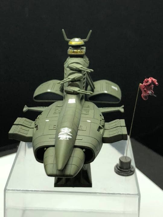 旧キット　シャア専用ムサイ　ファルメル　完成品