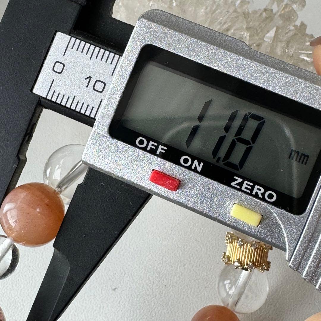 天然石　ハンドメイドブレスレット　ガーデンクォーツ　癒しの石　大地のパワー