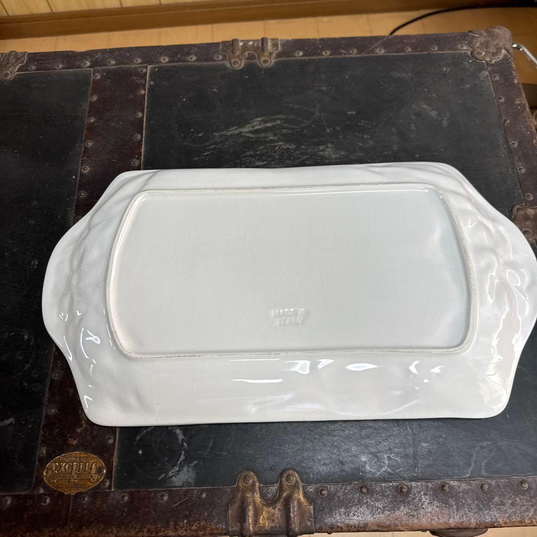 ☆イタリア製 Demain 花装飾皿