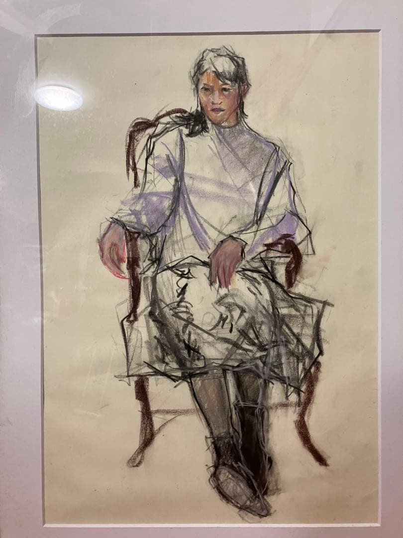 パステル画、パステルスケッチ、自筆画