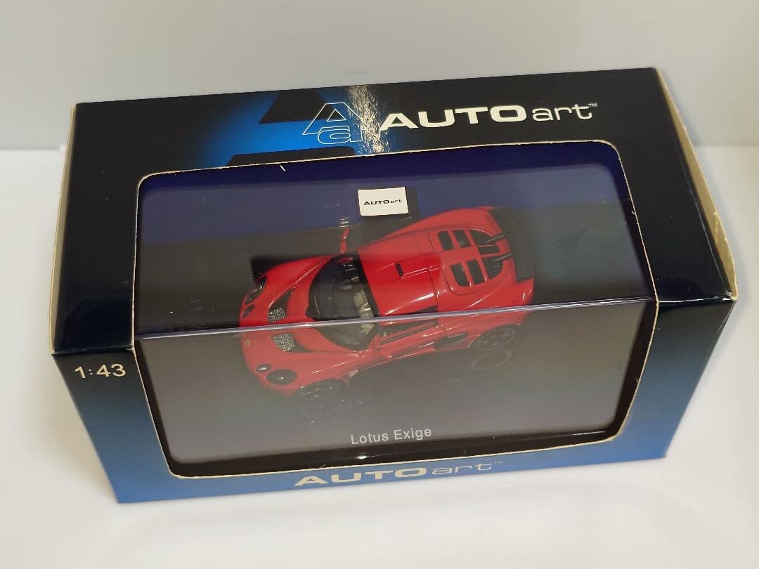 オートアート 1/43 ロータス エキシージ レッド ミニカー