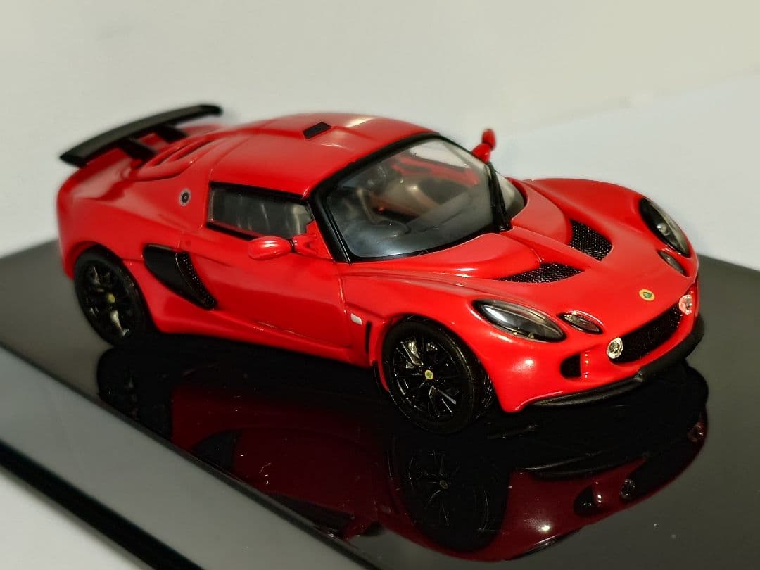 オートアート 1/43 ロータス エキシージ レッド ミニカー