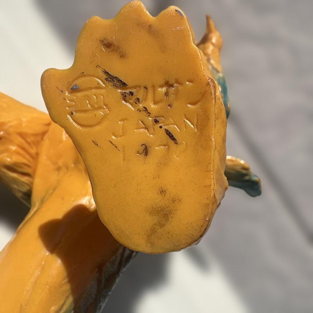 マルサン オリジナルソフビ ロギラ 1970年当時もの 訳あり