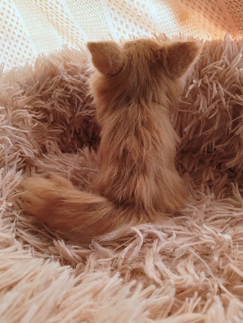 羊毛フェルト ハンドメイド 犬 チワワ