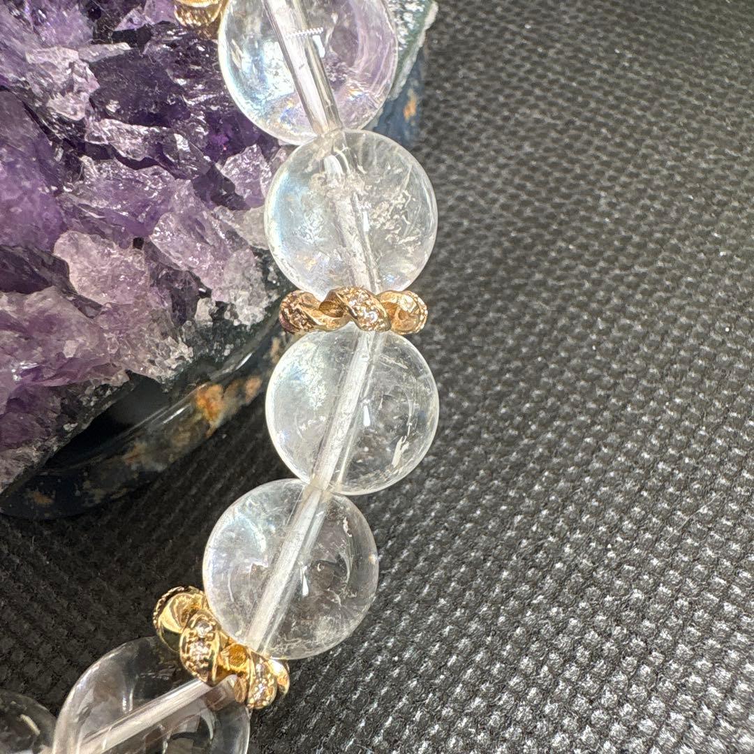 ＊蓮華様おまとめ＊水晶　龍神彫り　ブレスレット