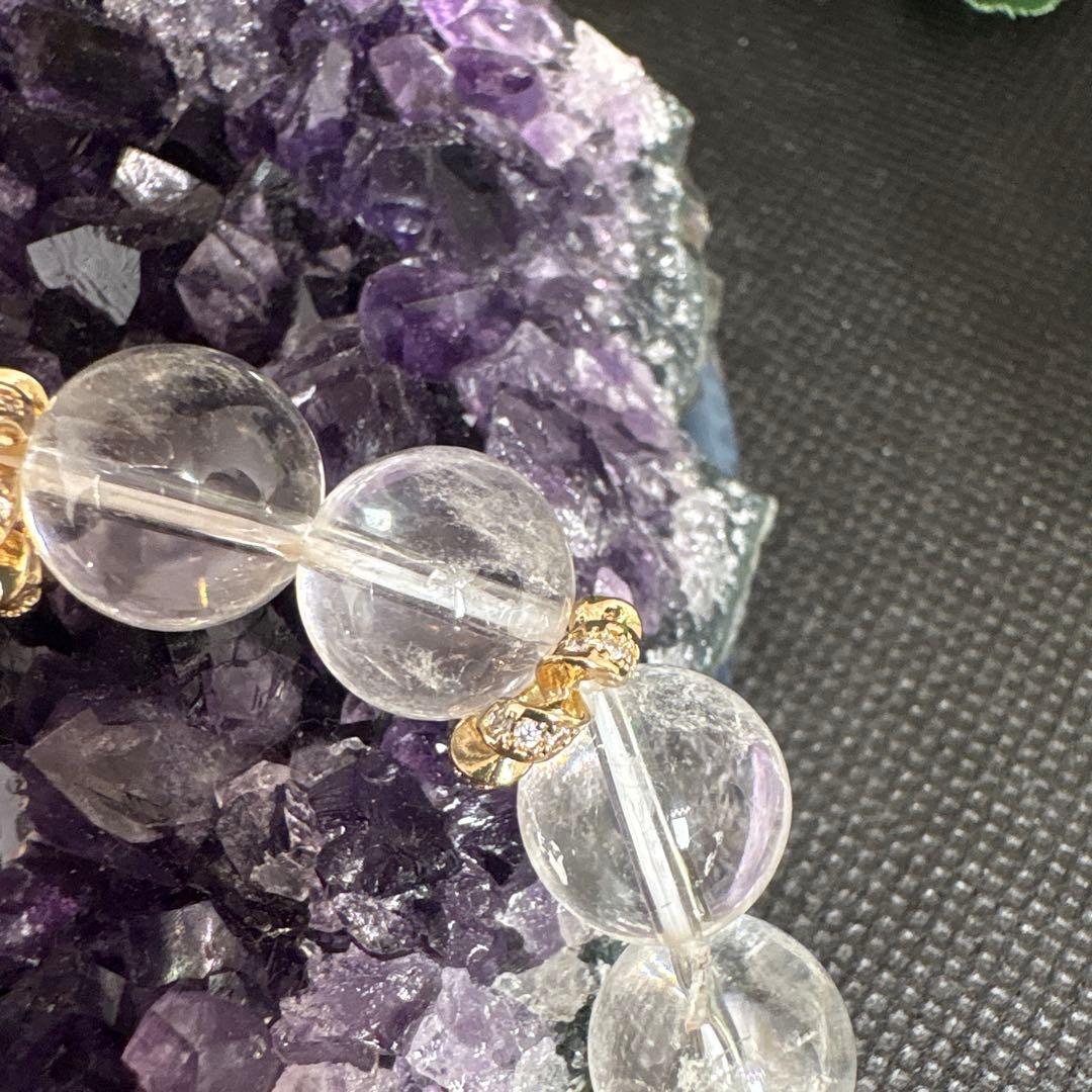 ＊蓮華様おまとめ＊水晶　龍神彫り　ブレスレット