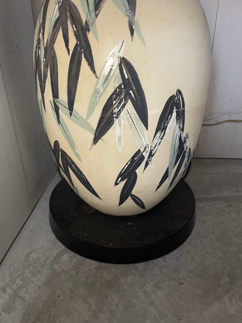 昭和レトロ 竹柄 フロアランプ 和モダン 間接照明 高さ140cm