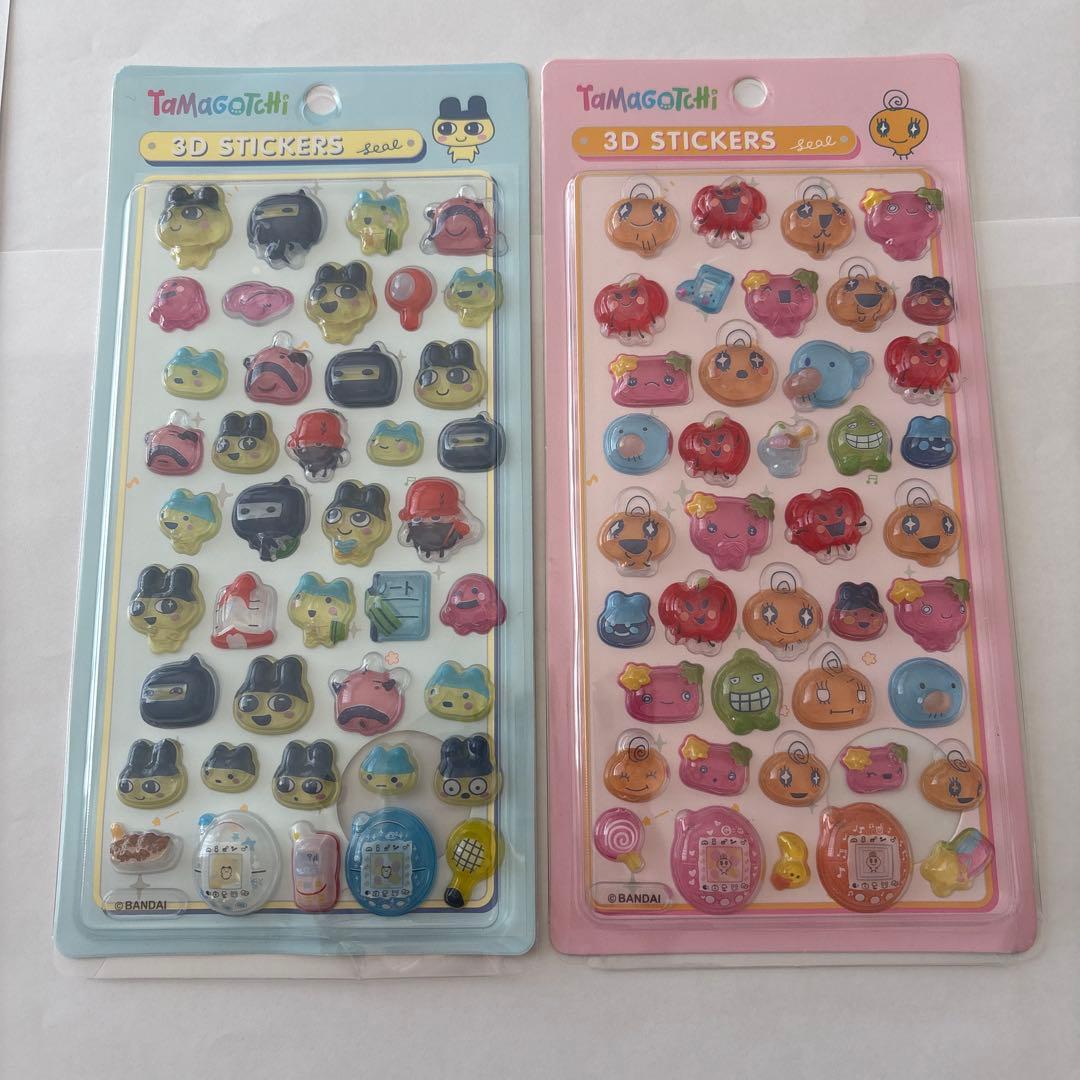 たまごっちみーつ　ファンタジーみーつ　ブルー ＆ちょこぶろっくシール他セット