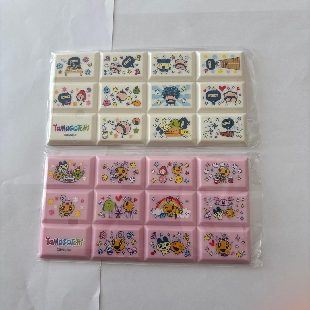 たまごっちみーつ　ファンタジーみーつ　ブルー ＆ちょこぶろっくシール他セット