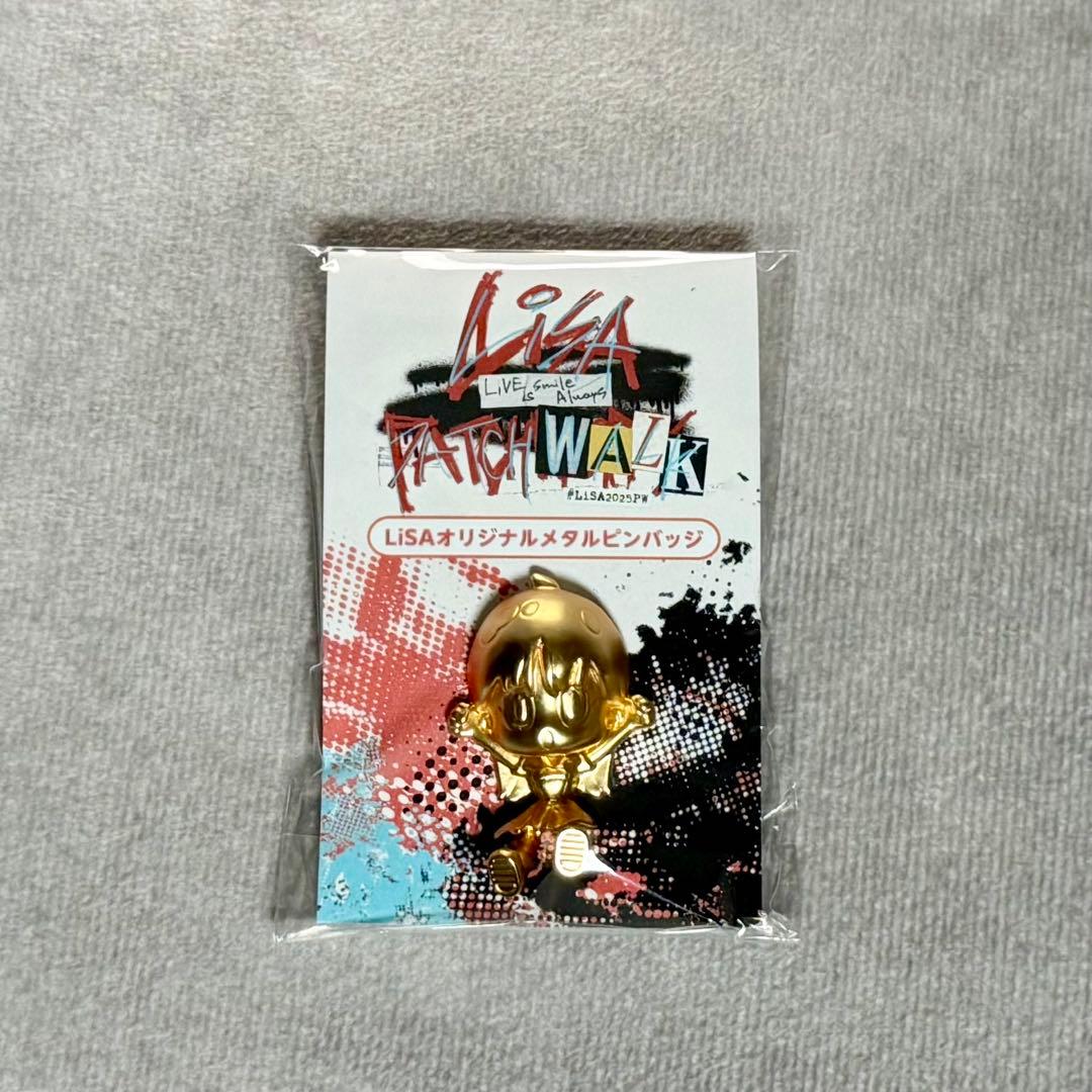 LiSAオリジナルメタルピンバッジ　　E23