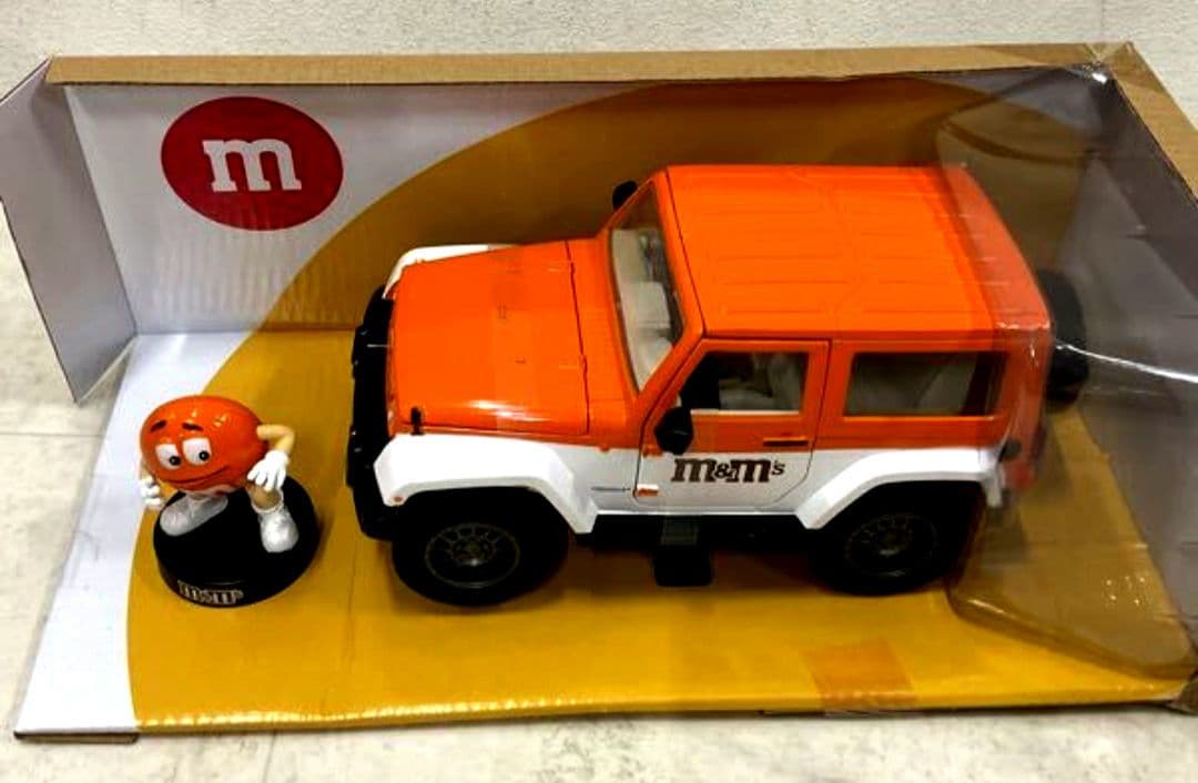 Jada 1/24 M&M’s オレンジ&2007 ジープ ラングラー　8/14