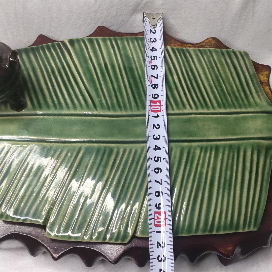 中国骨董 陶芸 香道具 在銘 作家物 木彫り台付き 置物 旧家蔵出し 送料無料