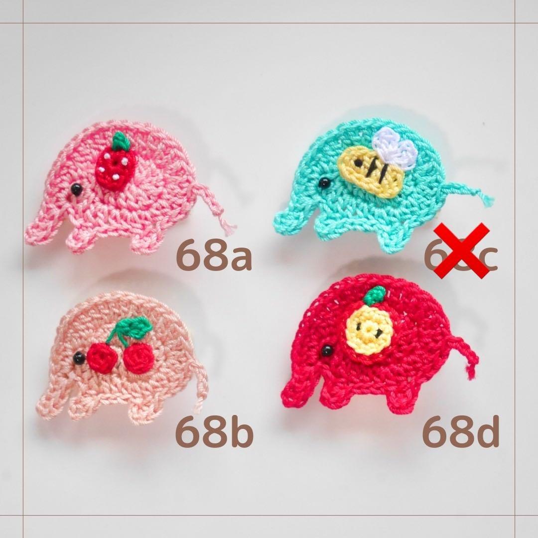 【オーダー♡ぞうさん】ヘアクリップ　ヘアピン　ヘアゴム　ベビー　キッズ