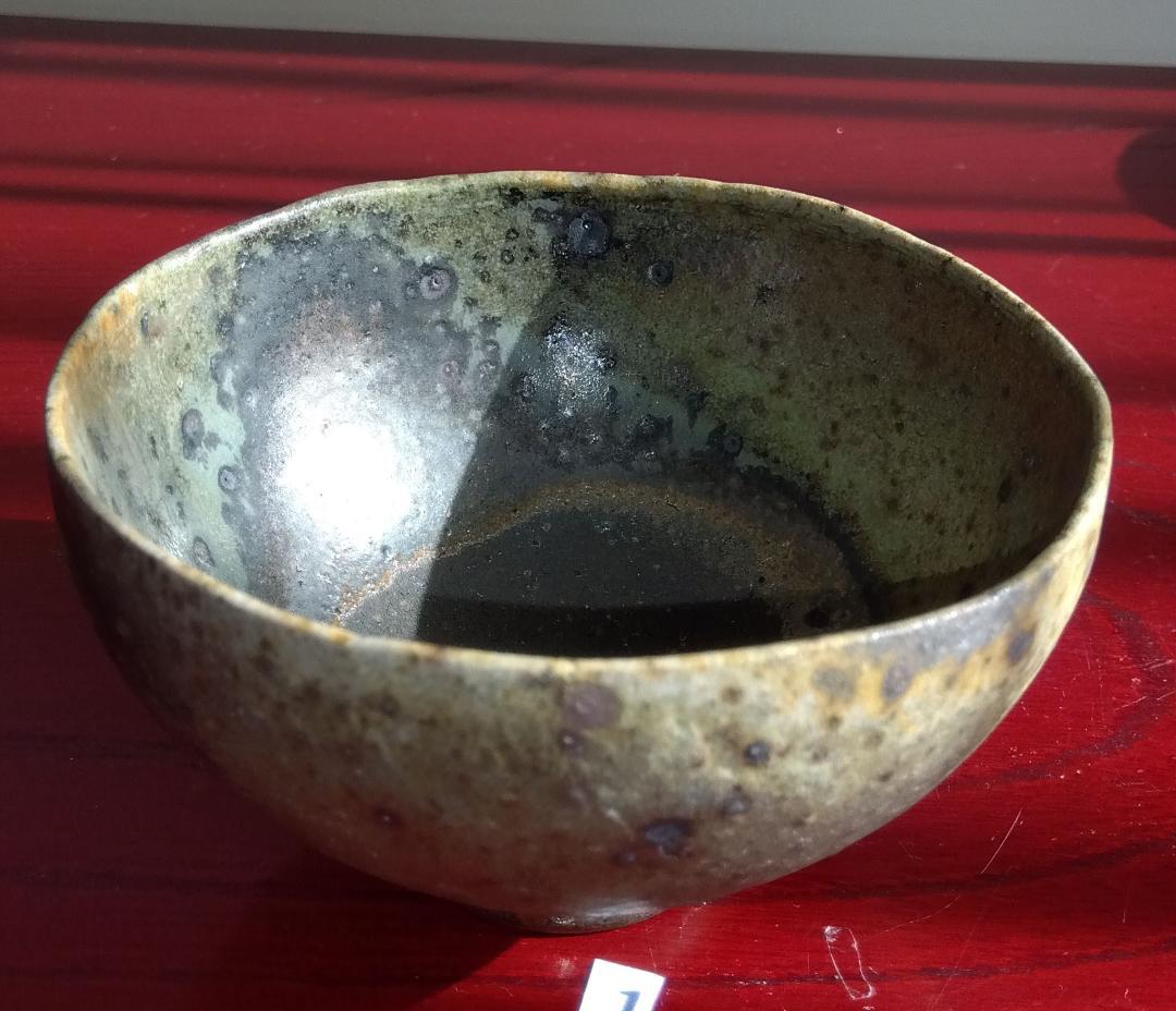 越前焼名工　桝田屋光生　 自然灰釉還元窯変の究極美が迸る向付け小鉢逸品3点セット