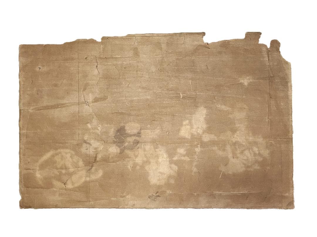 【 典清筆 松下七福神図 】　肉筆彩色墨画