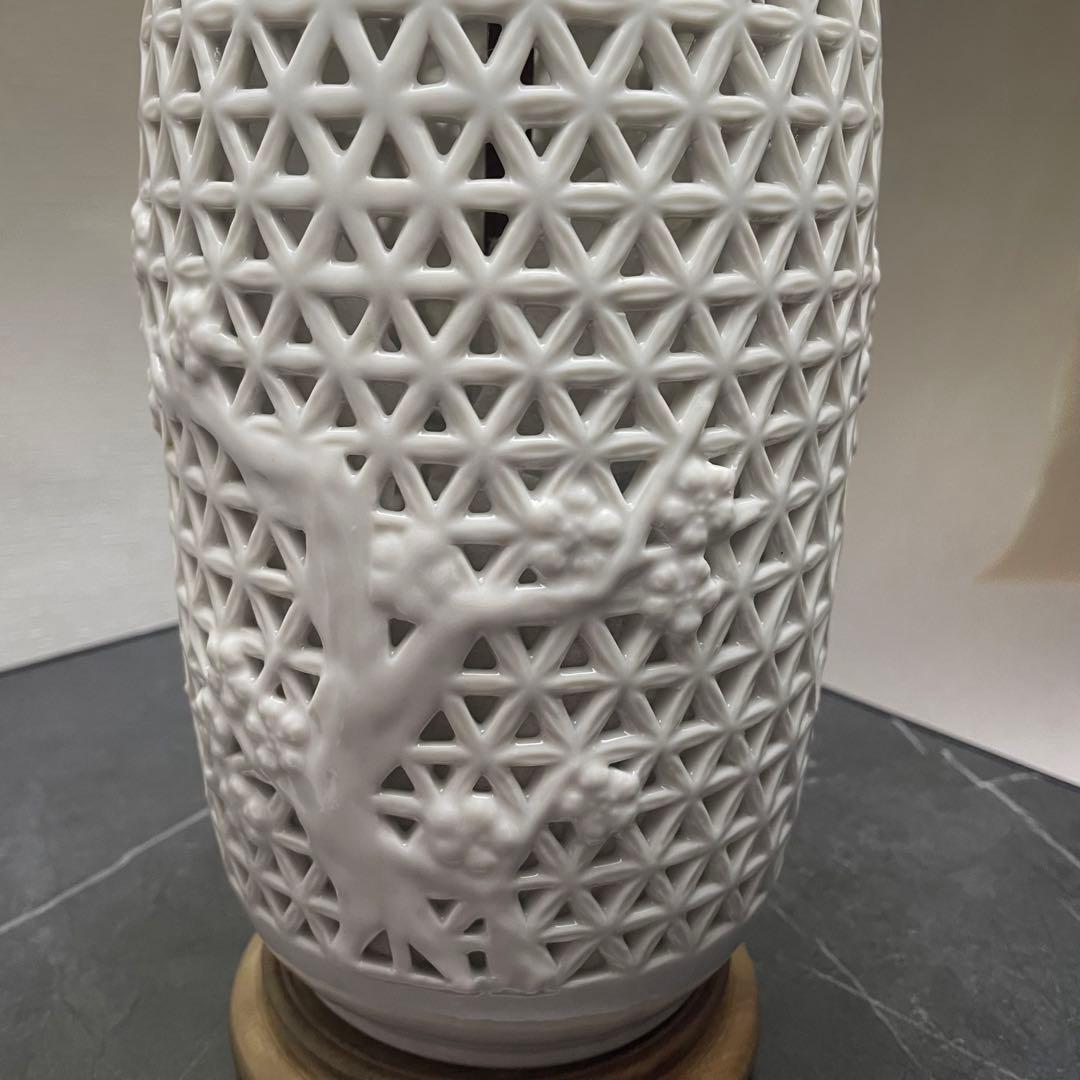 昭和レトロ　ランプ　陶器　アンティーク　照明