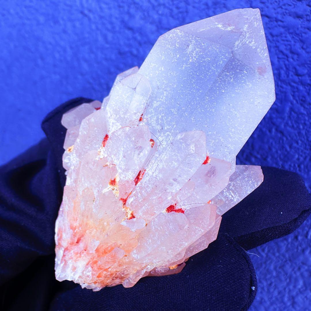 爆アレ❗️可愛いピンク♡超綺麗マダガスカル産パイナップルピンククラスターA1488