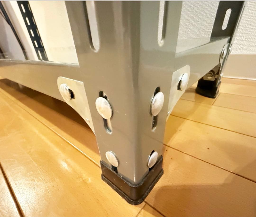 【D&DEPARTMENT】4段スチールラック グレー 中型