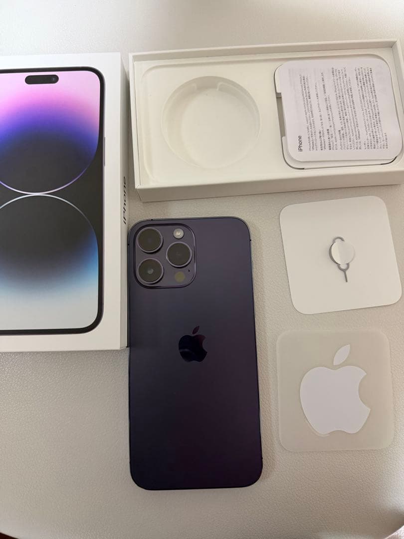 〔美品〕iPhone 14 Pro MAX 128GBディープパープル