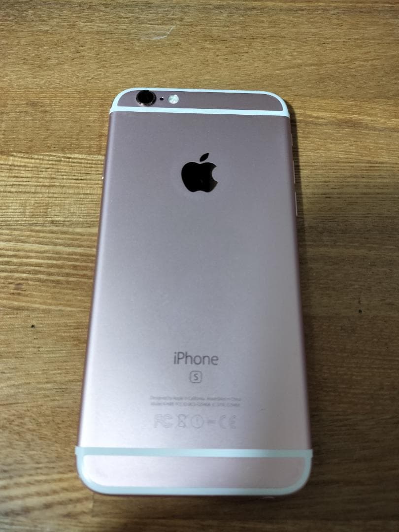 iPhone6s ローズゴールド 64GB バッテリー75%