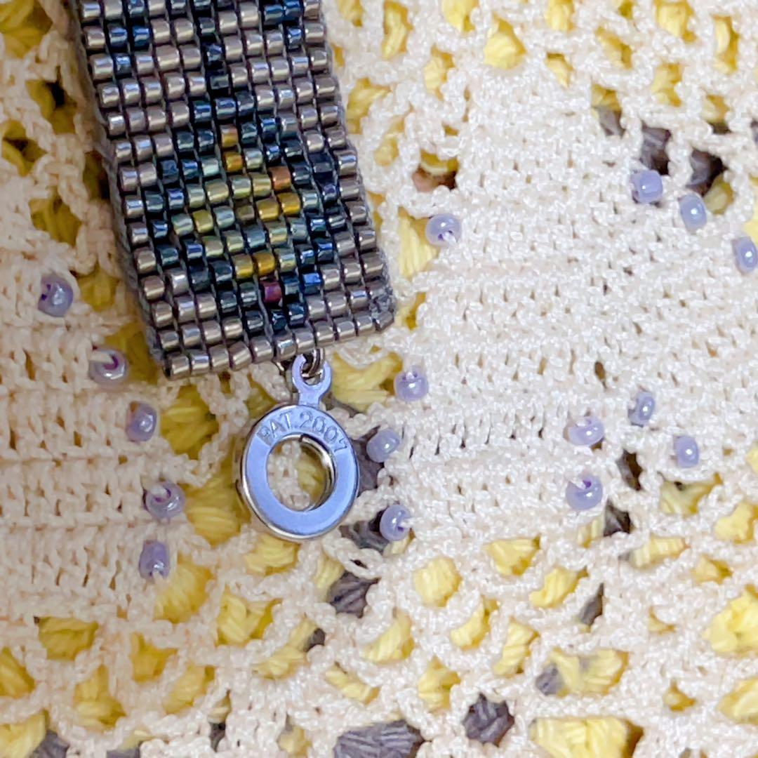 サコ・タカコさんの創作ビーズ織 アクセサリー3点セット　ハンドメイド　手作り