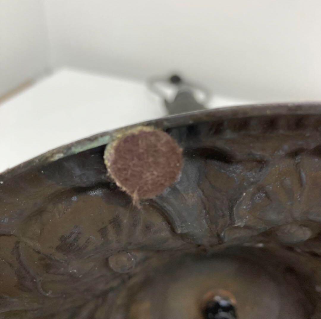 1654-x ステンドグラスランプ アンティーク 花柄