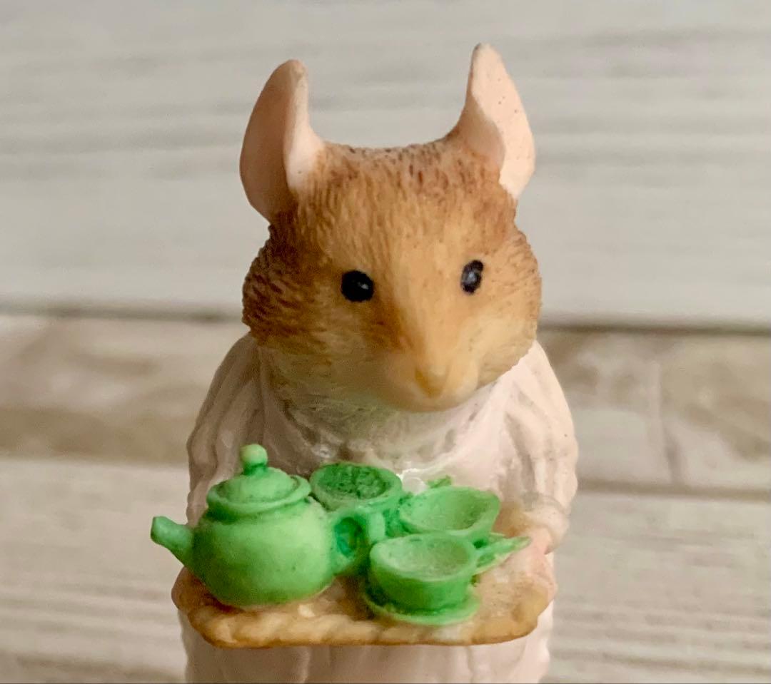 アップルおじさんとアップルおばさん フィギュリン ブランブリーヘッジ 置物