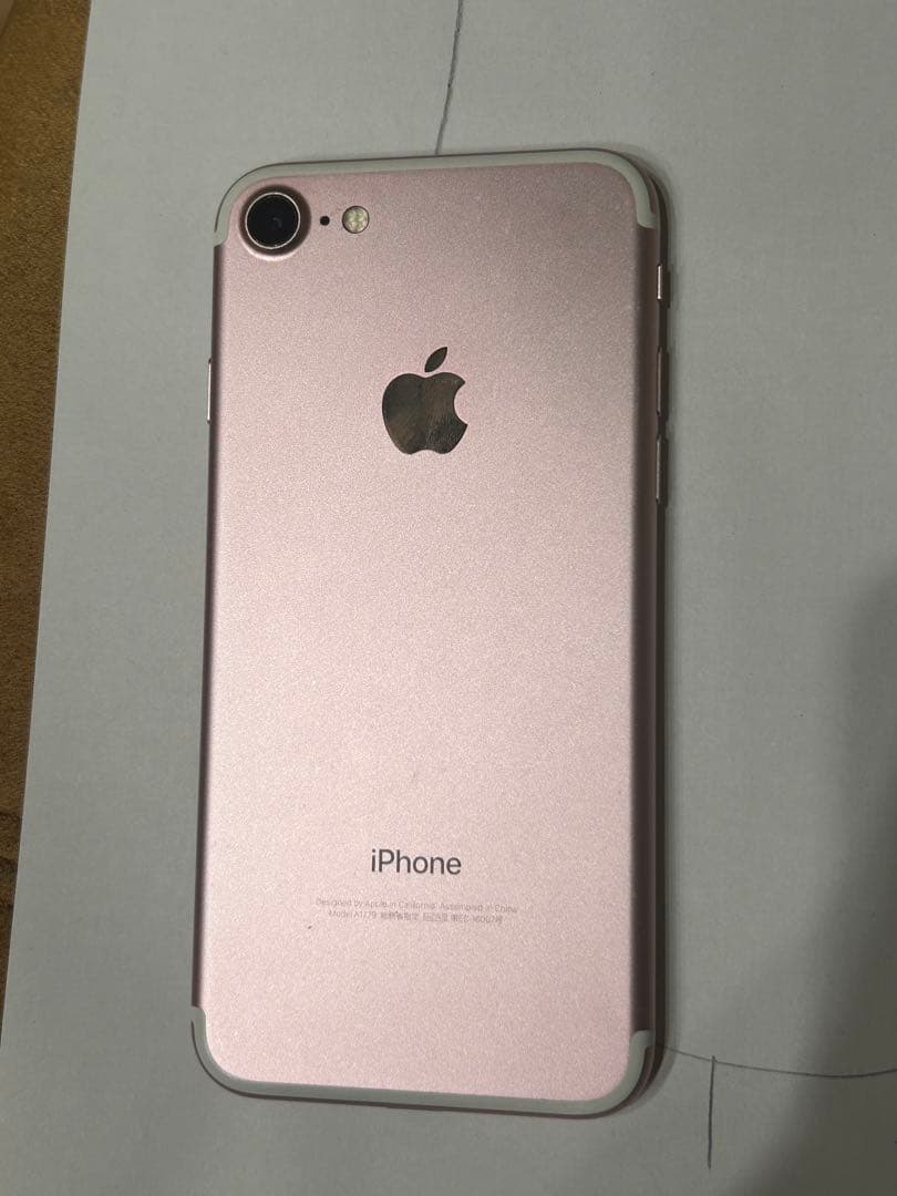 iPhone7 本体128GB ローズゴールド SIMフリー即購入可 Apple