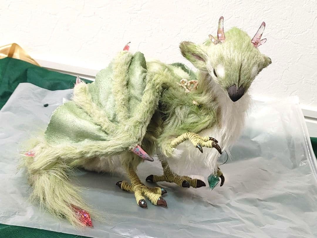 アートドール/幻獣/ドラゴン/作家ぬいぐるみ