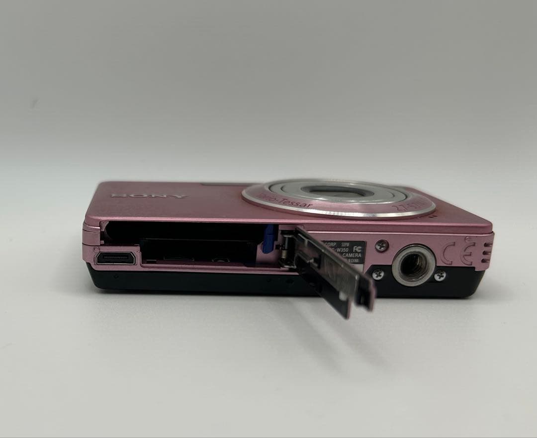 SONY Cyber-shot w350 部品取用意　デジタルカメラ PINK
