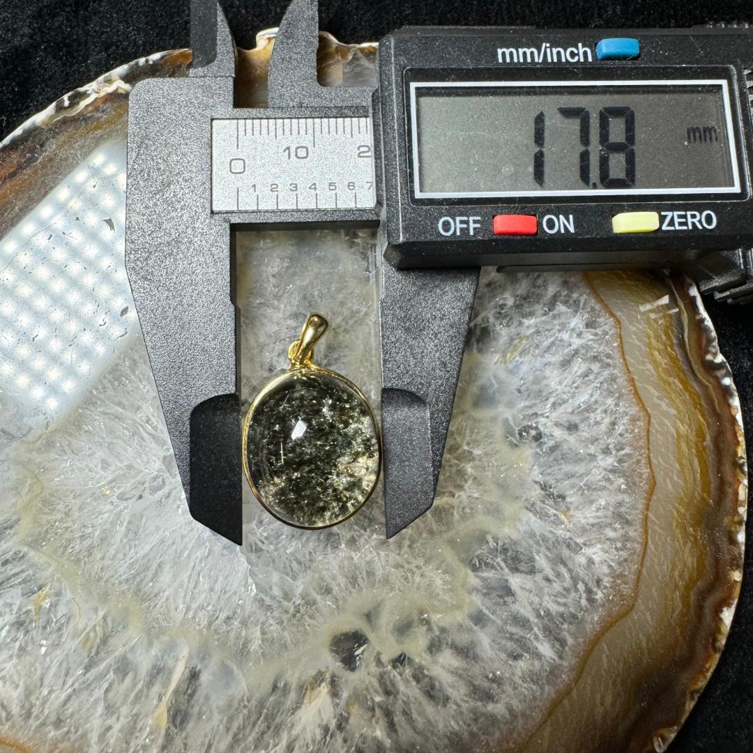 自然の神秘！財産安定の天然石◇ガーデンクォーツ◇ペンダントトップ