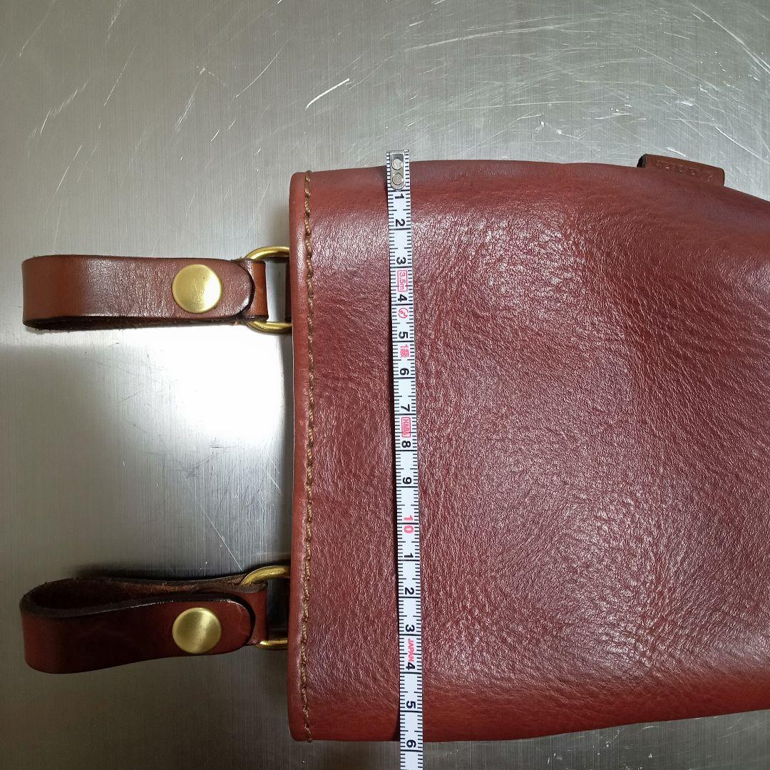 ⭐⭐スピード発送⭐⭐　HERZ(ヘルツ)ダークブラウンレザー ベルトポーチ