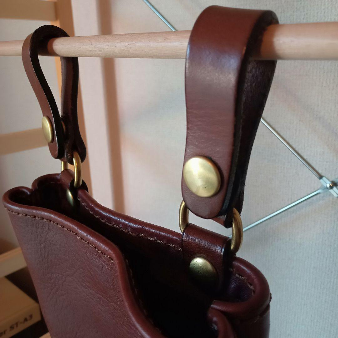 ⭐⭐スピード発送⭐⭐　HERZ(ヘルツ)ダークブラウンレザー ベルトポーチ