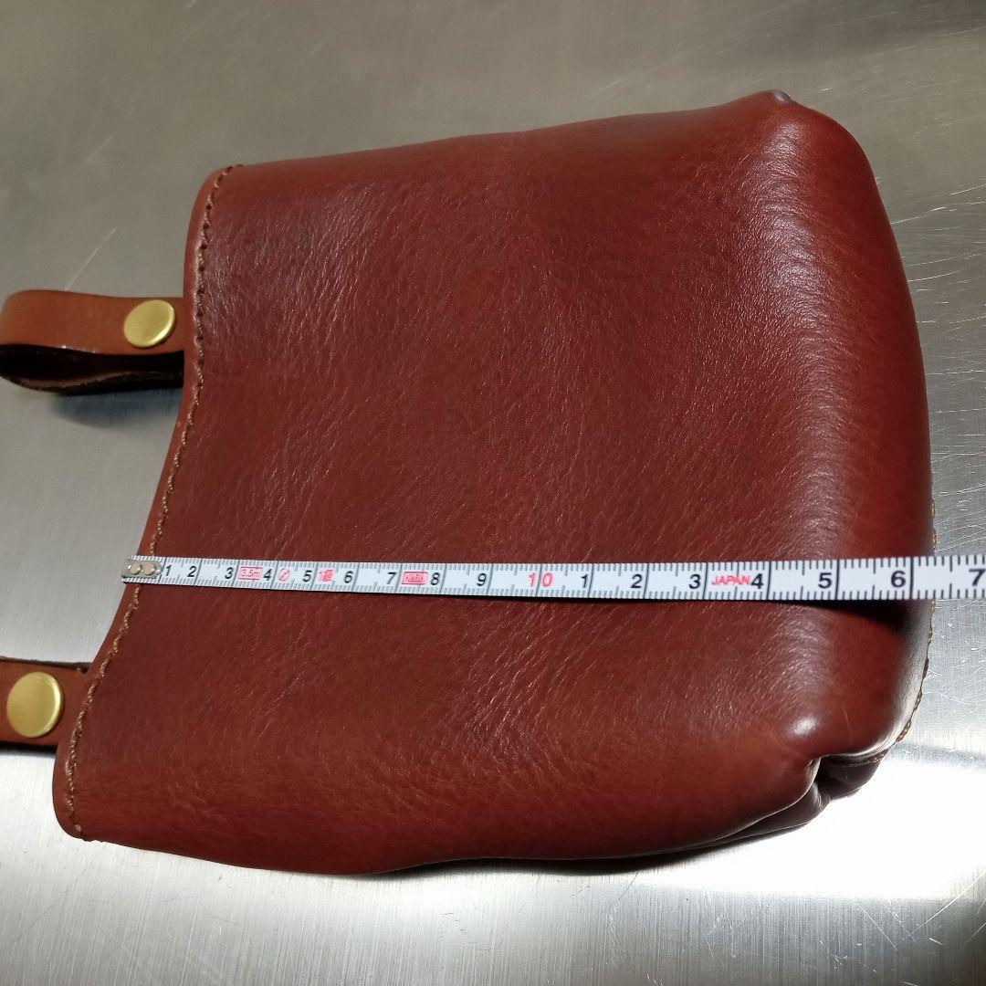 ⭐⭐スピード発送⭐⭐　HERZ(ヘルツ)ダークブラウンレザー ベルトポーチ