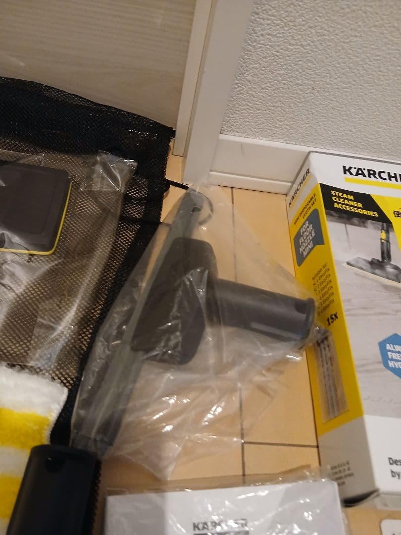 新品未使用最新ケルヒャースチームクリーナ－JTK30美品。オマケ多数