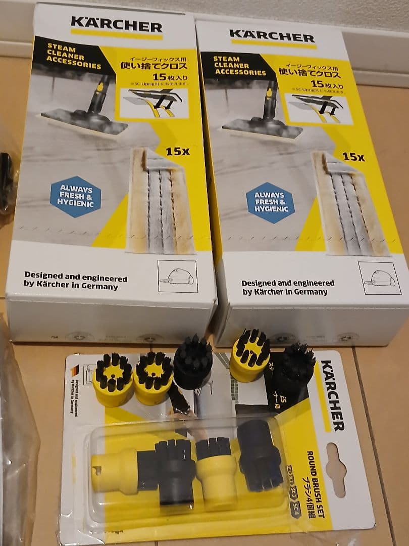 新品未使用最新ケルヒャースチームクリーナ－JTK30美品。オマケ多数