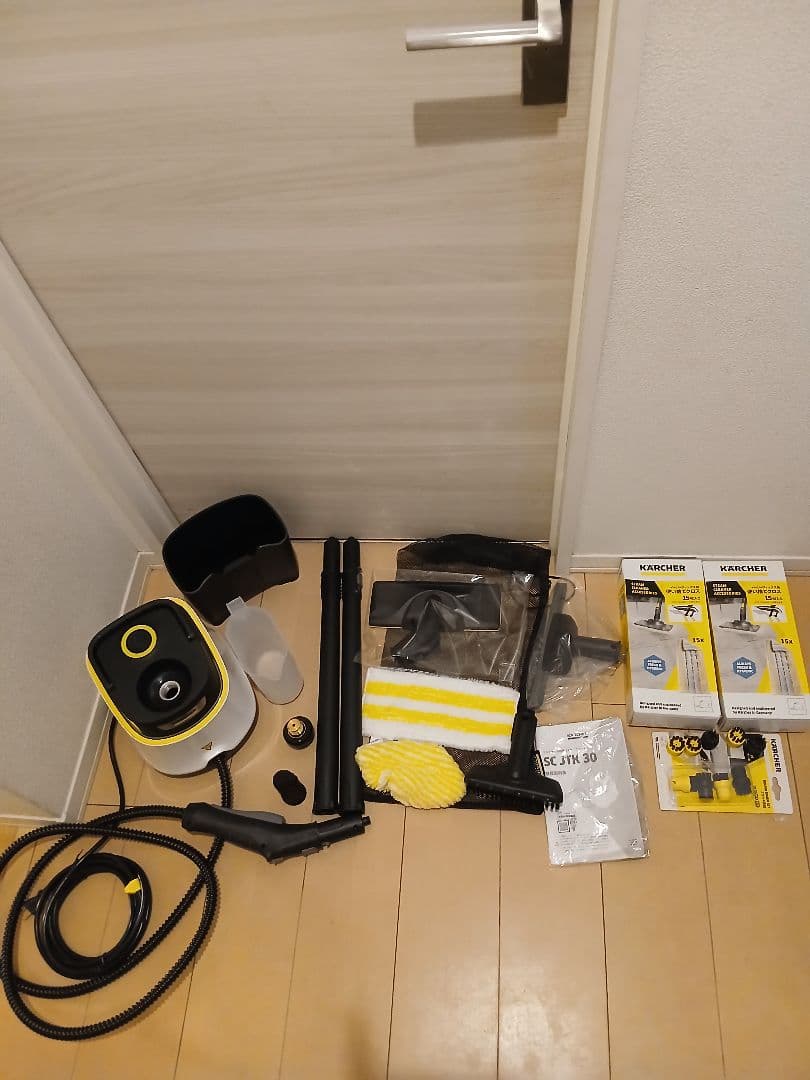 新品未使用最新ケルヒャースチームクリーナ－JTK30美品。オマケ多数