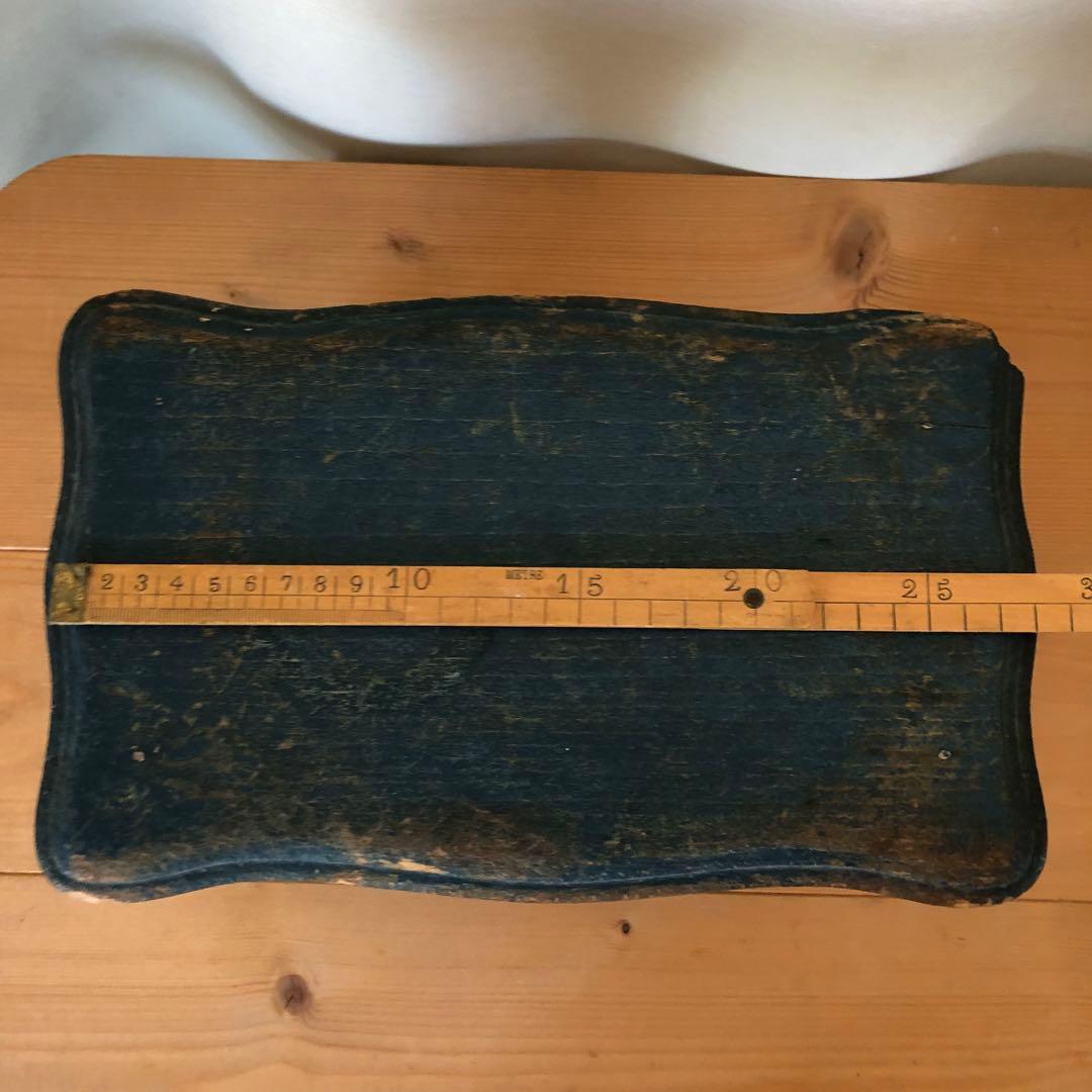 古い小さな踏み台　スツール　アンティーク　フランス　フットレスト　no.196