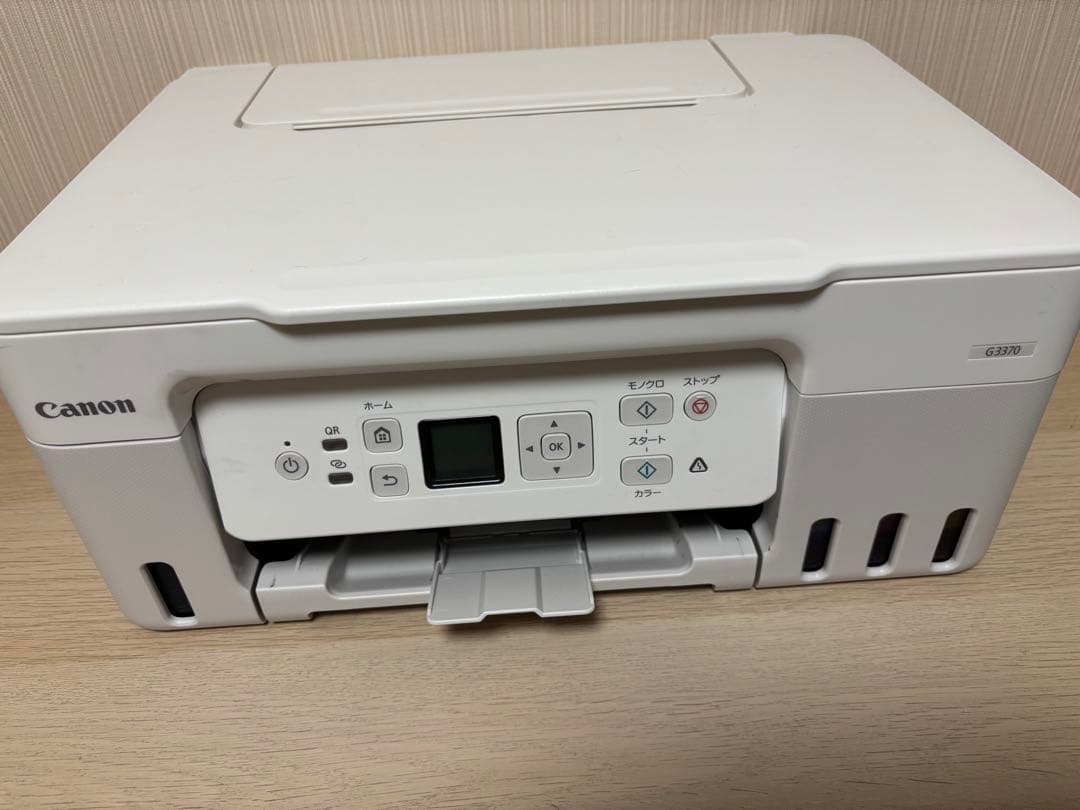 ジャンク品　 ホワイト インクジェットプリンター Ｇ3370
